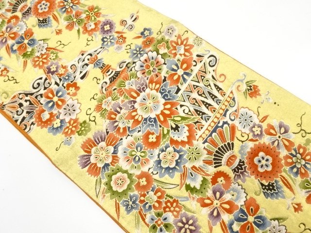 Japanese Kimono / Antique / Fukuro Obi Silk